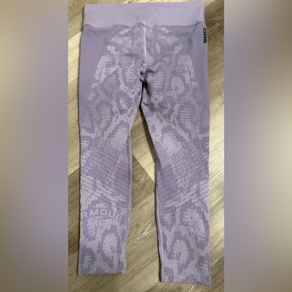 Under Armour Lavender Patterned Leggings - Picture 5 of 6